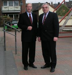 Albert Glöckner mit dem Justizminister a.D. Wolfgang Gerhards